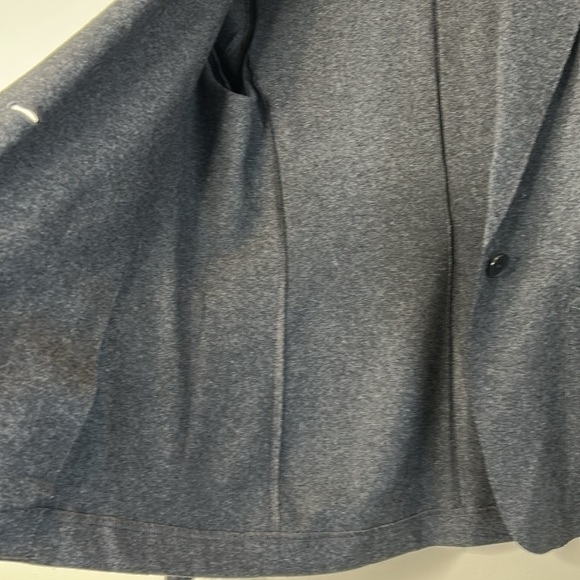 Banana Republic Grey Wool Blend Single Button Stretch Blazer SZ 10. - Picture 7 of 8